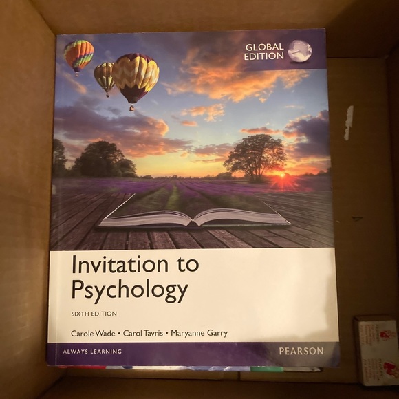 Other - Invitation to Psychology textbook, 6th edition